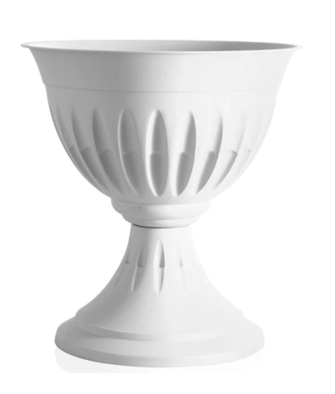 VASO CALICE ALBA- bianco 33X35 CM