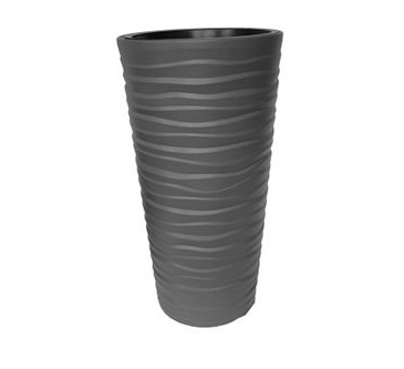 VASO BORA ALTO ROTONDO ANTRACITE D40XH75 CM