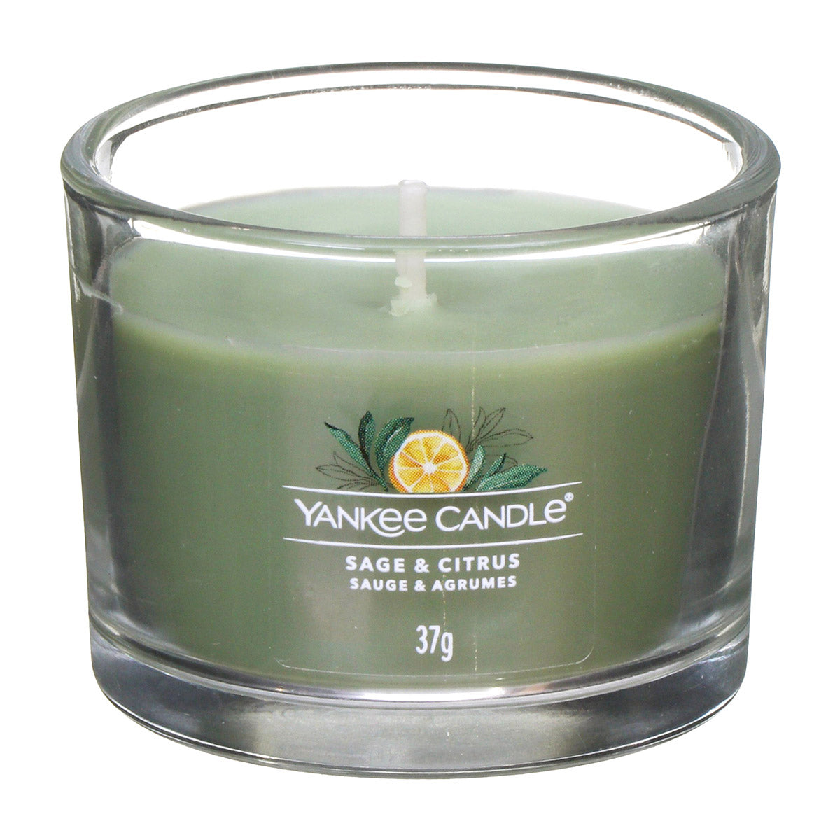 Yankee Candle - Candela votiva in vetro Sage & Citrus