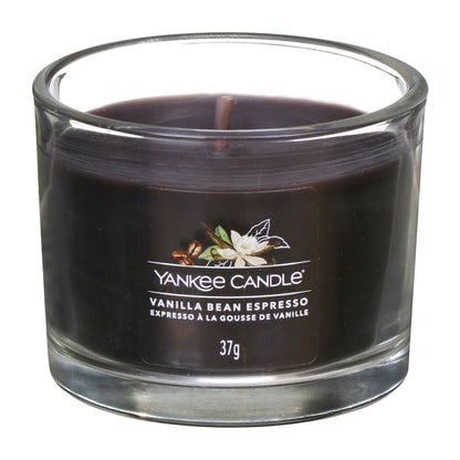 Yankee Candle - Candela votiva in vetro Vanilla Bean Espresso