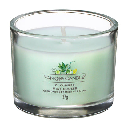 Yankee Candle - Candela votiva in vetro Cucumber Mint Cooler