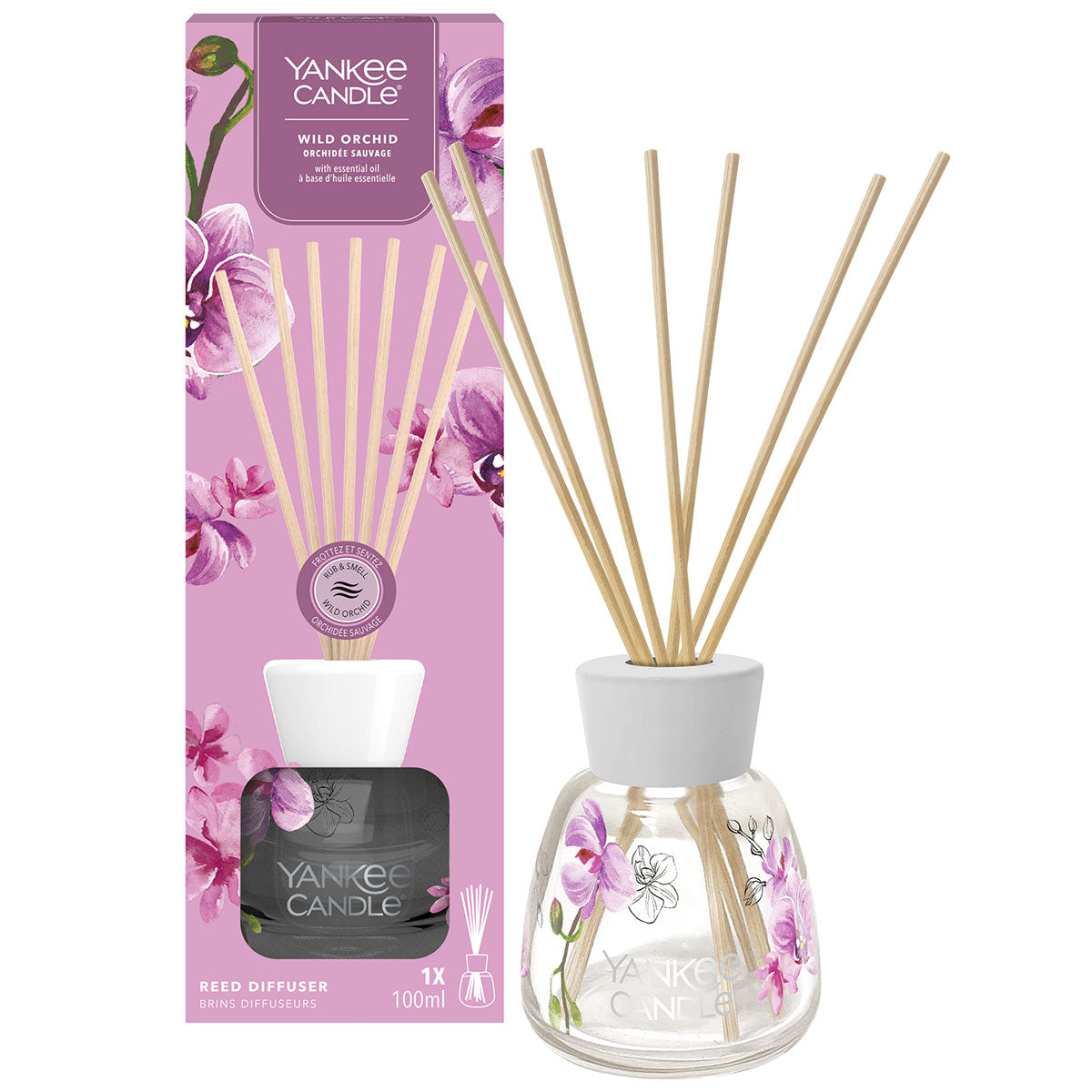 Yankee Candle - Diffusore a bastocini Wild Orchid