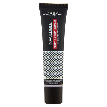 L&#39;Or&#233;al Paris Primer Infaillible Super Grip Primer, Primer Ultra-Mattifying per Trucco Viso 35 ml