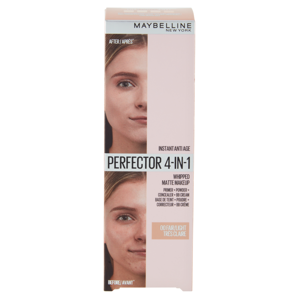 Maybelline New York Fondotinta Perfezionante Instant Perfector, 4 Prodotti in 1, Fair Light, 30 ml