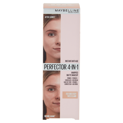 Maybelline New York Fondotinta Perfezionante Instant Perfector, 4 Prodotti in 1, Fair Light, 30 ml