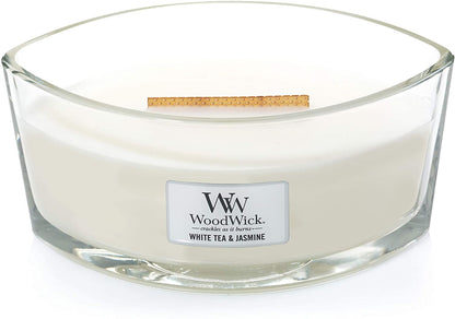 WoodWick - Candela Ellipse White Tea & Jasmine