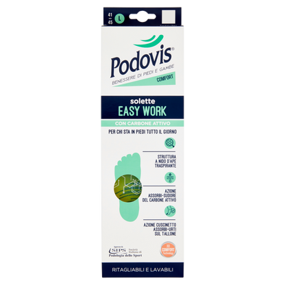 Podovis Comfort solette Easy Work L 41/45 1 Paio