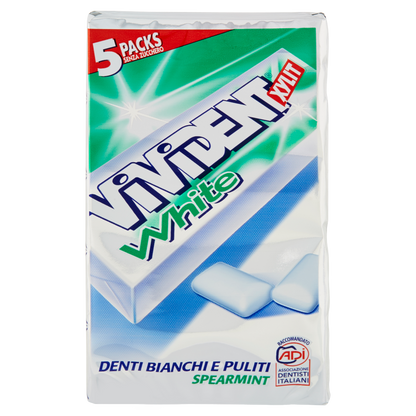 Vivident Xylit White Spearmint 5 Packs 66 g