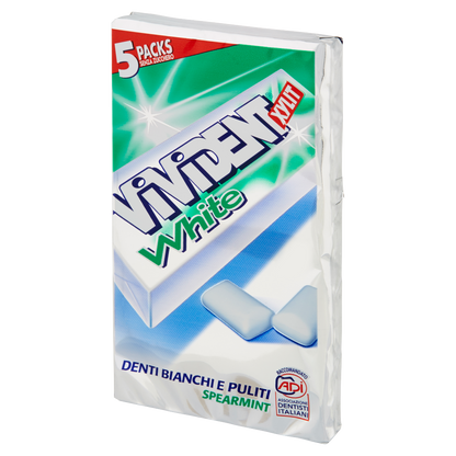 Vivident Xylit White Spearmint 5 Packs 66 g