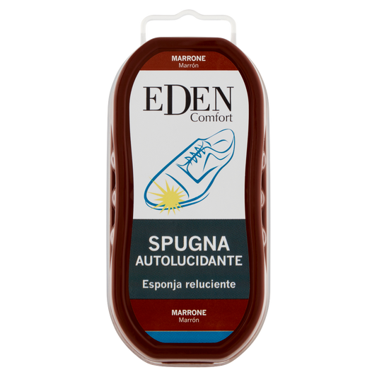 Eden Comfort Spugna Autolucidante Marrone