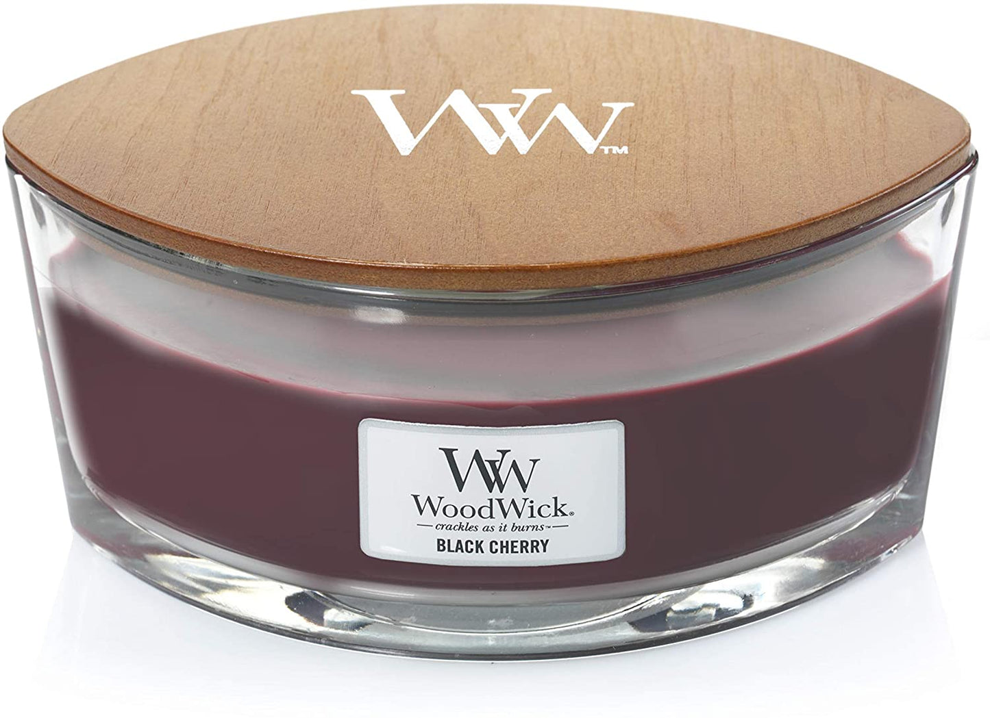 WoodWick - Candela Ellipse Black Cherry