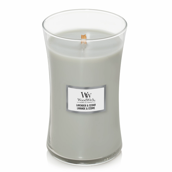 Woodwick - Candela Grande Lavender & Cedar