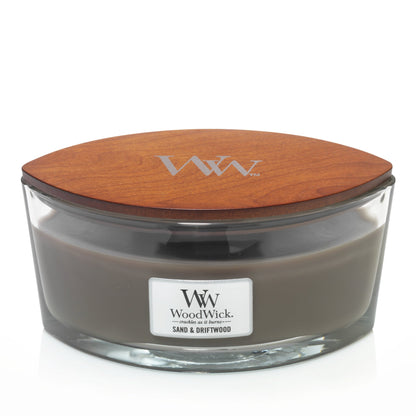 Woodwick - Candela Ellipse Sand & Driftwood