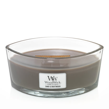 Woodwick - Candela Ellipse Sand & Driftwood