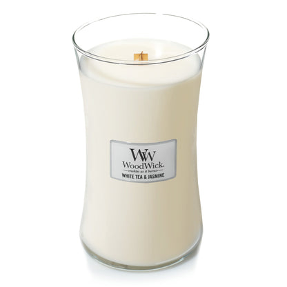 Woodwick - Candela Grande White Tea & Jasmine