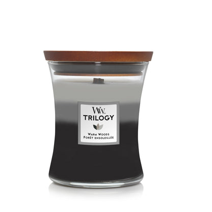 Woodwick - Candela Media Trilogy Warm Woods