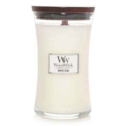 Woodwick - Candela Grande White Teak - Home and Glam