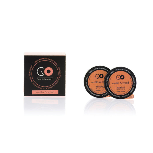 Millefiori - Refill Car Air Freshener "Go" - Vanilla & Wood