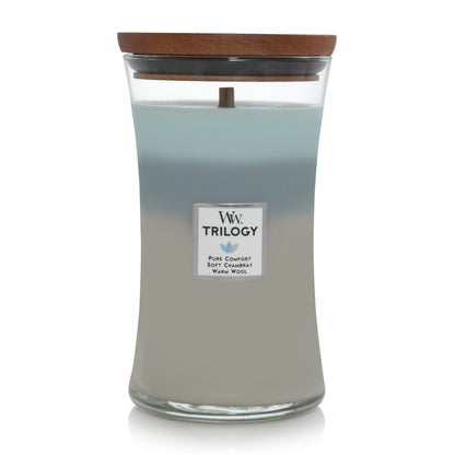 Woodwick - Candela Grande Trilogy Woven Comforts