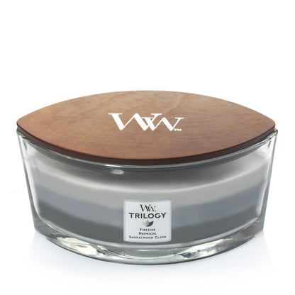 Woodwick - Candela Ellipse Trilogy Warm Woods