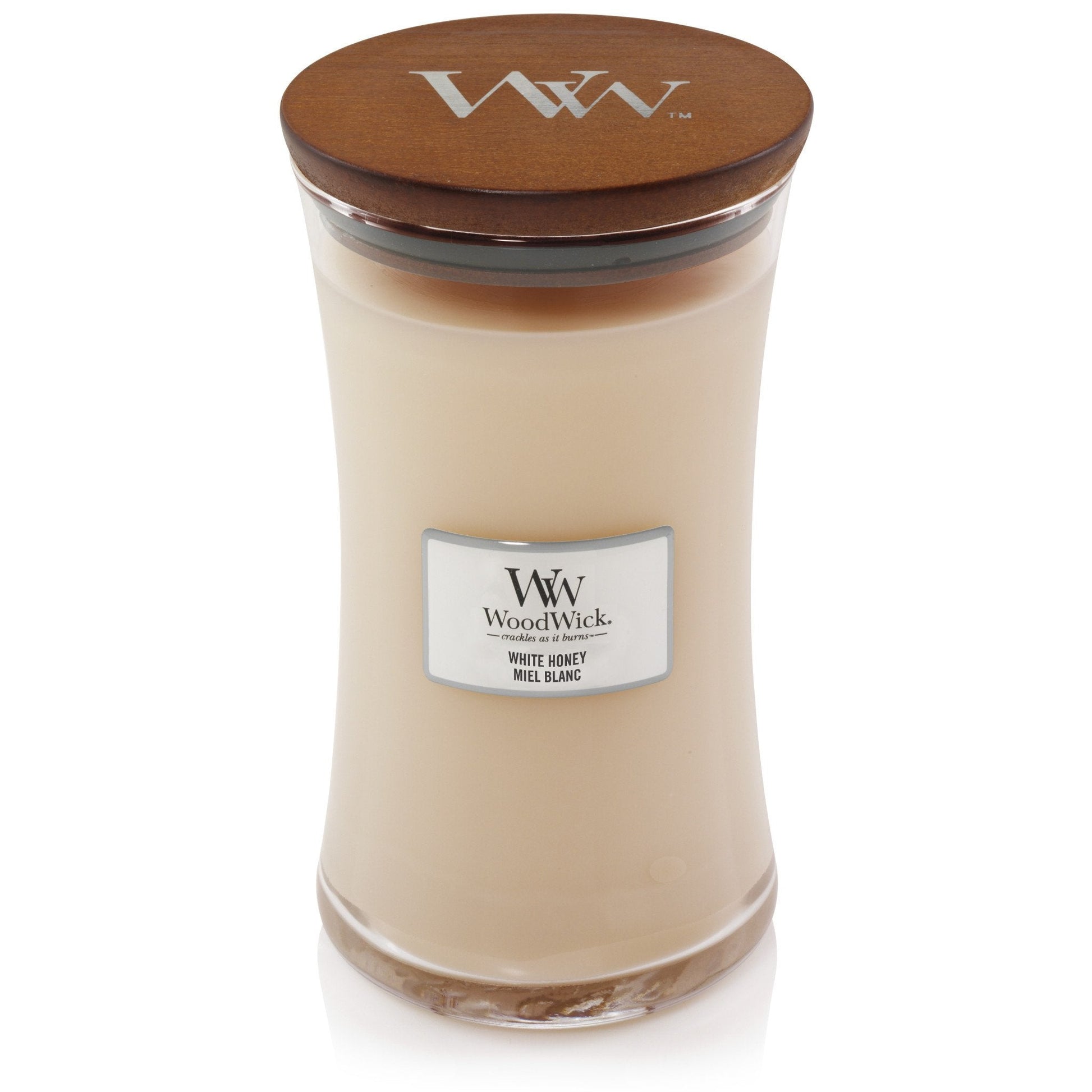 Woodwick - Candela Grande White Honey - Home and Glam