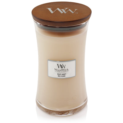 Woodwick - Candela Grande White Honey - Home and Glam