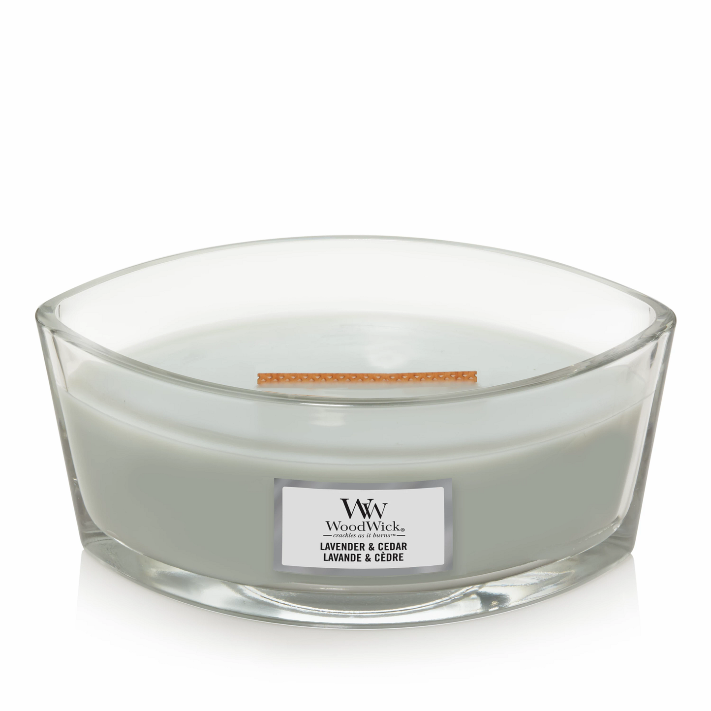 Woodwick - Candela Ellipse Lavender & Cedar