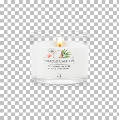 Yankee Candle - Candela votiva in vetro Coconut Beach